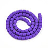 Handmade Polymer Clay Bead Strands CLAY-ZX006-01G-2