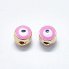 Alloy Enamel Beads ENAM-S117-01D-2