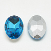 Pointed Back Glass Rhinestone Cabochons RGLA-T080-4x6mm-12-2