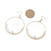 Shell Pearl Dangle Earring EJEW-JE05912-3