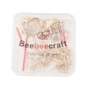 Beebeecraft 80Pcs 4 Style 201 & 304 Stainless Steel Stud Earring Findings STAS-BBC0001-74-8