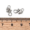 304 Stainless Steel Hook Clasps STAS-Z179-06P-3