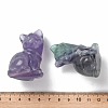 Natural Fluorite Carved Figurines Statues for Home Desktop Decoration DJEW-A015-01C-3