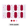 Glitter Nail Wraps Polish Decal Strips MRMJ-T078-ZA299-2