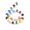 Mushroom Handmade Lampwork Beads Strands LAMP-R116-03-1