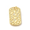 Rack Plating Brass with Cubic Zirconia Pendants KK-Z086-38G-1