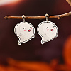 Funny Ghost Resin Stud Earrings FQ7166-2-1