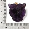 Natural Amethyst & Synthetic Turquoise Pendants G-Z090-02G-07-3
