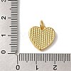 Rack Plating Brass Pave Shell Heart Charms with Jump Rings KK-K345-12G-3