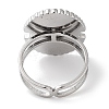Ion Plating(IP) 304 Stainless Steel Ring RJEW-B059-07P-4