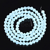 Imitation Jade Glass Beads Strands GLAA-Q080-4mm-A02-2