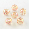 Round AB Color Transparent Acrylic Beads TACR-D005-12mm-M-2