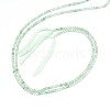 Natural Green Strawberry Quartz Bead Strands G-G914-2mm-02-2