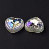 Rainbow Iridescent Plating Acrylic Cabochons OACR-E011-05-4