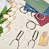 12Pcs 2 Styles Adjustable Polyester Thread Braided Bracelets for Women Men BJEW-UN0001-88A-2