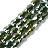 Electroplate Glass Beads Strands EGLA-P066-01A-AB02-1