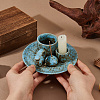 Porcelain Incense Burners Holder AJEW-WH0696-685-3