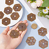 12Pcs Brass Handle Washers DIY-FH0010-54B-AB-3