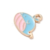 Alloy Enamel Pendants ENAM-A008-40KCG-02-2