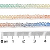 Transparent Painted Glass Beads Strands X1-DGLA-A034-T2mm-A02-3