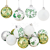 Saint Patrick's Day Theme Plastic & Polyester Ball Pendant Decorations AJEW-WH0299-34-1