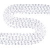 5 Strands Transparent Teardrop Glass Beads Strands GLAA-TA0004-21B-2
