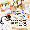 12 Sets 6 Styles Non-Woven Cake Insert Card Decoration AJEW-FG0004-06-5
