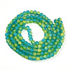 Crackle Glass Beads X1-GLAA-N009-6mm-10-2