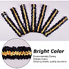 Gorgecraft 10Pcs Wide Stretch Sparkling Headband MRMJ-GF0001-45D-6