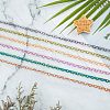 SUPERFINDINGS 6Pcs 6 Colors Transparent Acrylic Cable Chain FIND-FH0005-24-4