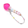 Resin Heart Cup Charms HJEW-JM02849-6