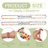 Resin Beads Bracelets BJEW-TAC0080-01F-3