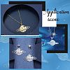 8Pcs 4 Style 201 Stainless Steel Pendants STAS-UN0033-95-6