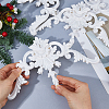 PU Flower Carved Corner Decor AJEW-WH0709-423-3