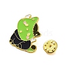 Halloween Theme Golden Alloy Brooches JEWB-U002-06K-3