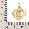 Heart Brass Pendants KK-I714-04G-D-3