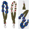 WADORN 2Pcs 2 Colors Boho Macrame Wristlet Cotton Pendant Decorations HJEW-WR0001-04-3