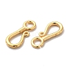Brass Hook Clasps KK-H442-57G-2