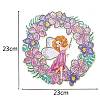 Wreath with Angel DIY Diamond Painting Wall Decoration Kits PW-WGD3FBA-01-2