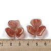 Two-tone Opaque Acrylic Bead Caps OACR-G034-03C-3