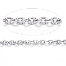 Tarnish Resistant 304 Stainless Steel Cable Chains CHS-H007-03P