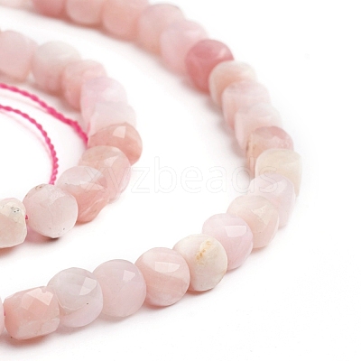 Natural Pink Opal Beads Strands G-E560-A05-4mm-1