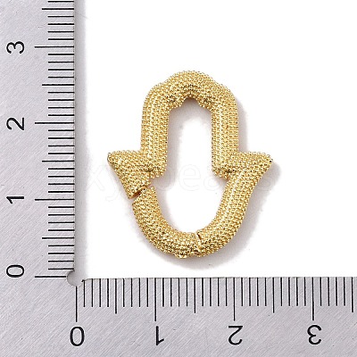 Rack Plating Brass Micro Pave Cubic Zirconia Twister Clasps KK-NH0002-07G-02-1