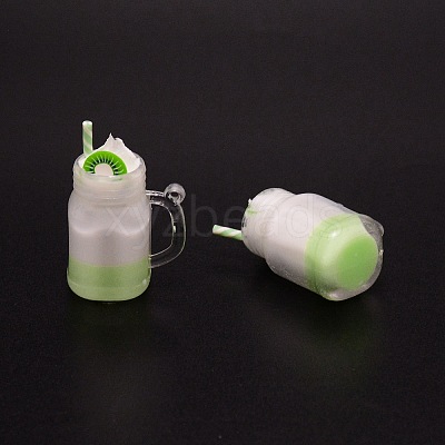 Resin Pendants LS-RESI-WH0020-015B-1