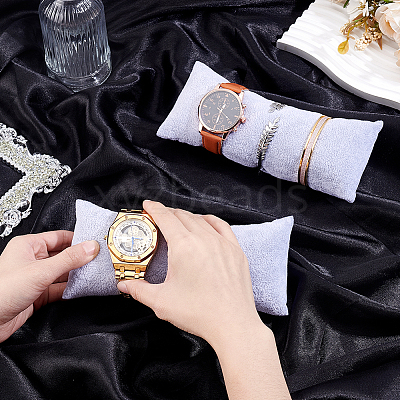 2Pcs Velvet Watch Pillow Jewelry Displays ODIS-BBC0001-07A-1