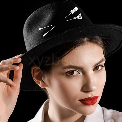 7Pcs Brass Brooches JEWB-DR00034-1