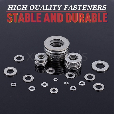 Stainless Steel Flat Washers AJEW-UN0001-007P-1