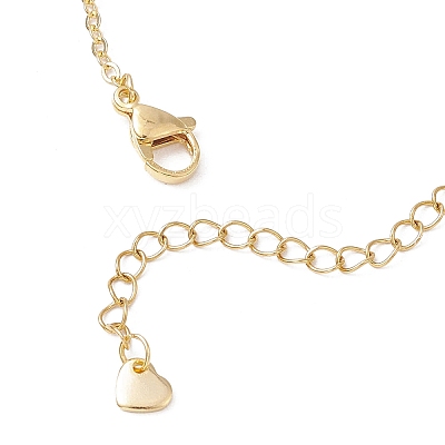 Brass Cable Chains Ring Bracelets for Women BJEW-JB11484-01-1