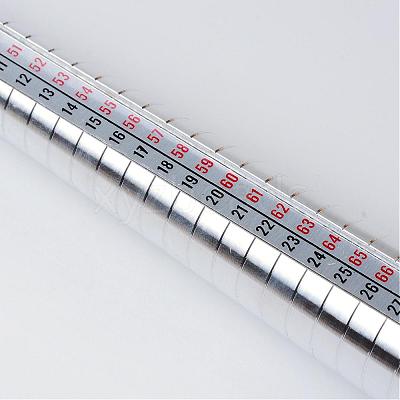 Aluminium Alloy Ring Size Sticks TOOL-R106-06-1