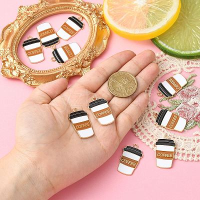 Alloy Enamel Pendants ENAM-CJC0002-32G-1